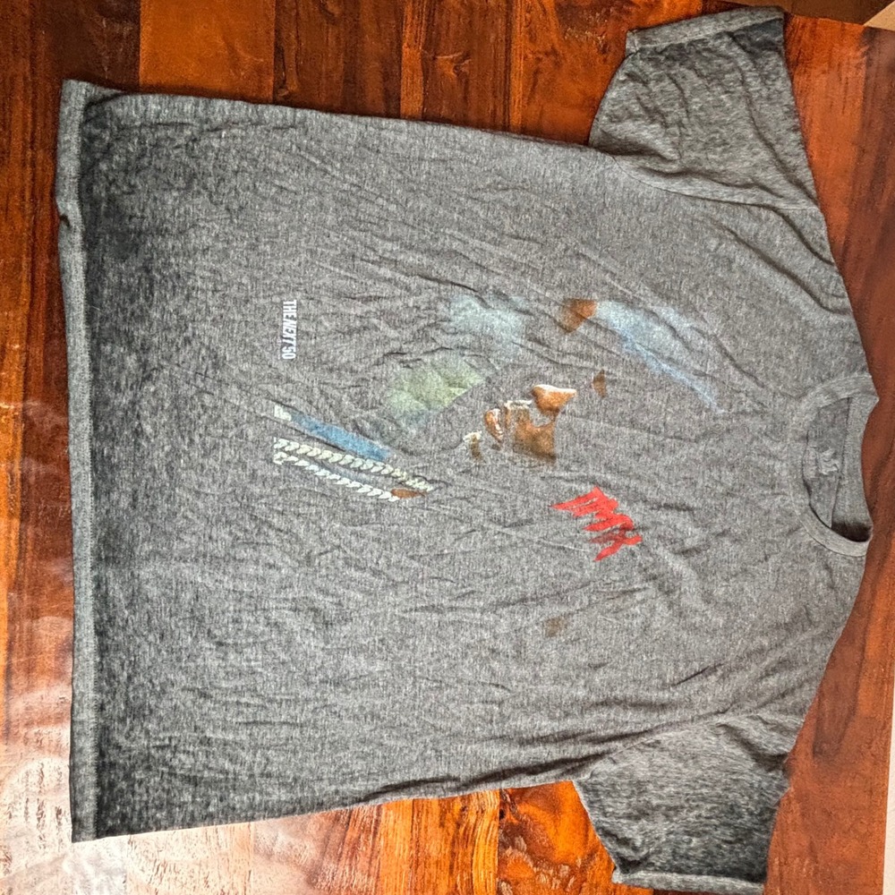 THE NEXT 50 Graphic T Shirt Grey Short Sleeve Casual‎ Mens XL